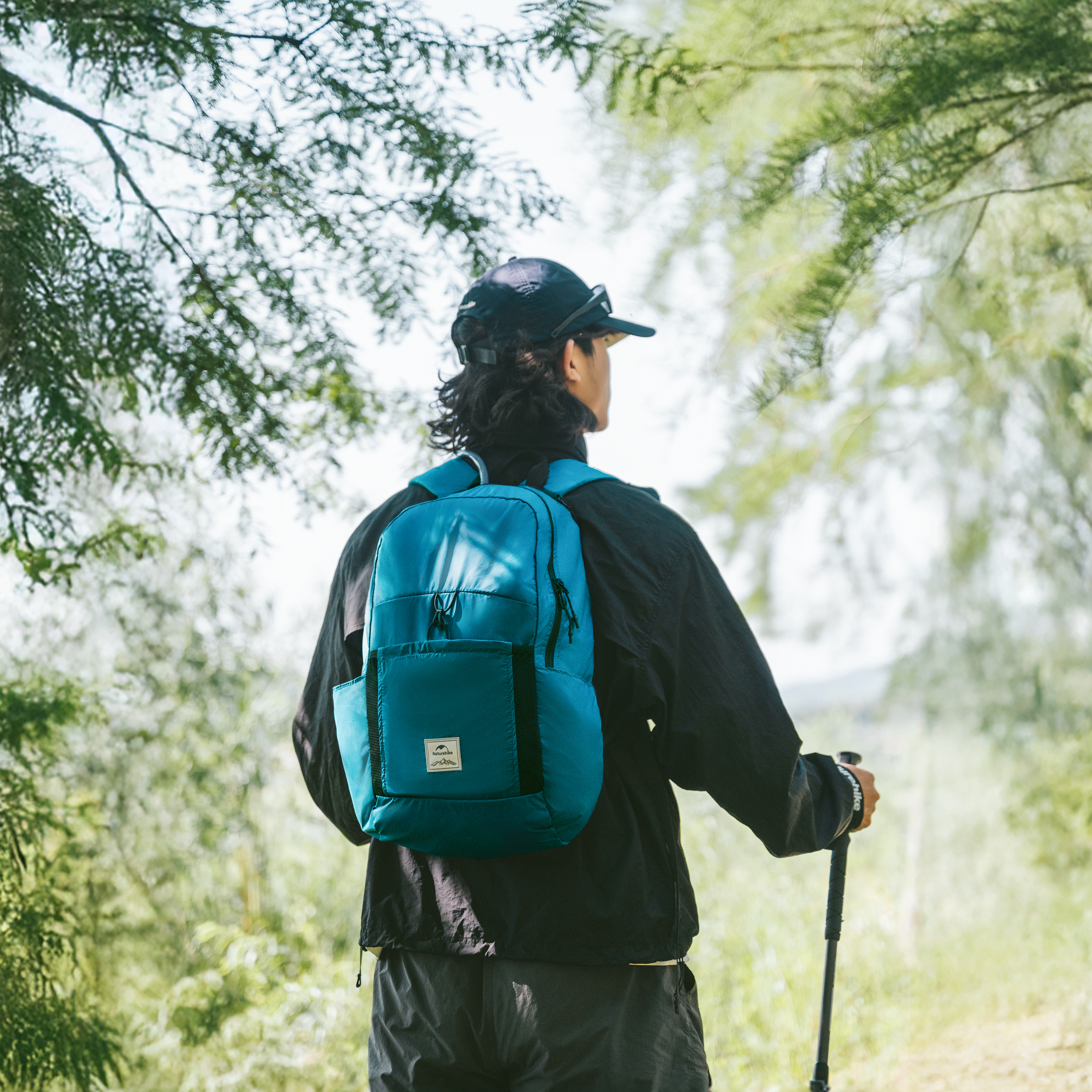 Naturehike ultralight zbaliteľný batoh 30l 240g - čierny